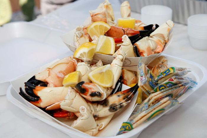 Seafood Festival Marathon Florida - Plate of seafood